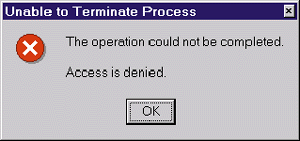 Figure 1 Error Message Box