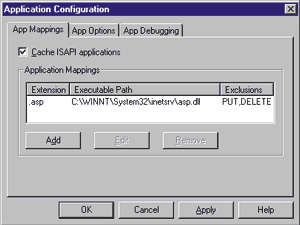 Figure 2: Setting Script Mappings