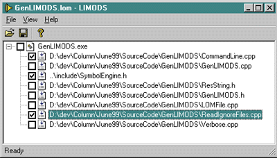Figure 2 LIMODS.EXE