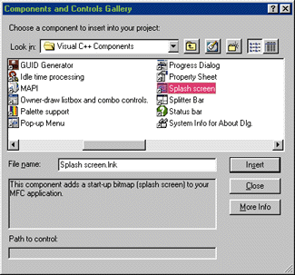 Figure 1 Adding a Splash Screen