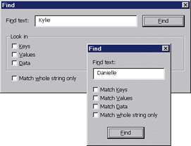 Figure 11 Device-specific Dialogs