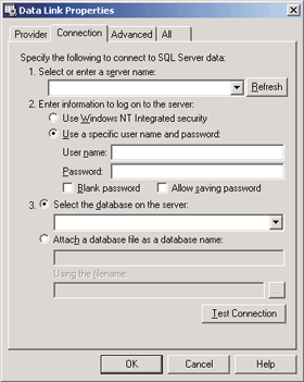 Figure 11 Provider-specific Page