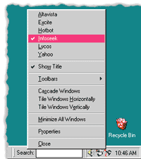 Figure 6 CBandObj Context Menu