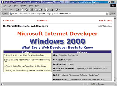 Figure 10: Rendering XML through a Script