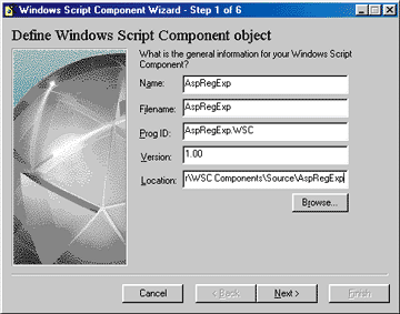 Figure 6: Specifying Registration Information