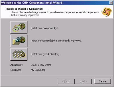 Figure 5 Installing a Component