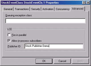 Figure 7 Event Class Properties