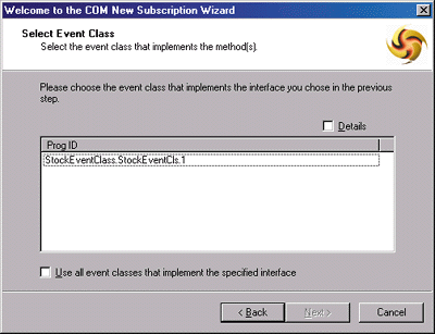 Figure 10 Subscribing to a Method