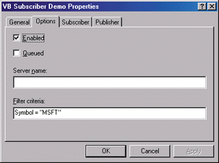 Figure 16 Subscriber Filtering