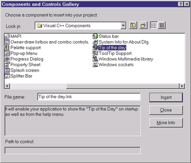 Figure 4: Components and Controls Gallery