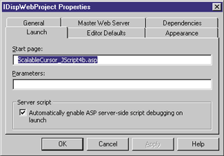 Figure 5: Launch Parameters