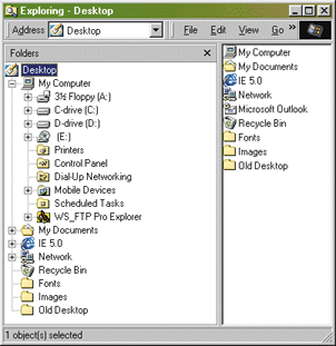 Figure 1: Root of the Shell Namespace