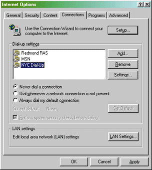 Figure 1: Proxy Configuration Settings