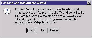 Figure 14: Saving the URL Prompt