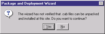 Figure 15: CAB File Dialog