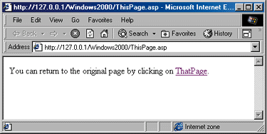 Figure 7: ThatPage Hyperlink