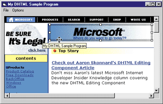 Figure 9: Modifying the Document