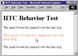 Figure 1: The Hilite Behavior