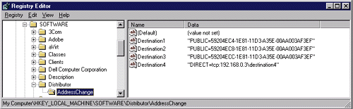 Figure 11: Registry Values