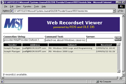 Figure 19 Web-based Consumer