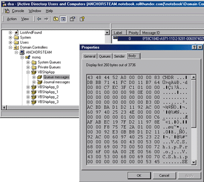 Figure 9 A Sample Message