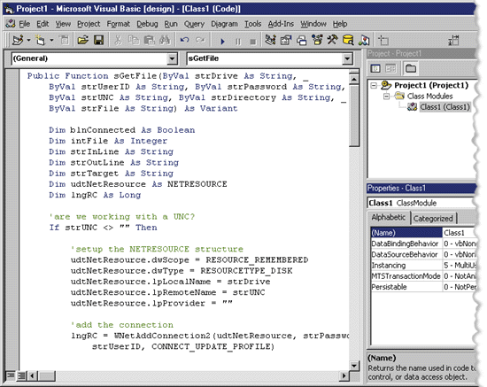 Figure 4: Creating Project1