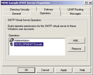 Figure 5: Virtual Server Operators