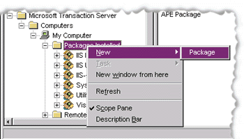 Figure 7: Creating an Empty Package