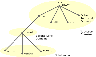 Figure 1.11 Domain Name System