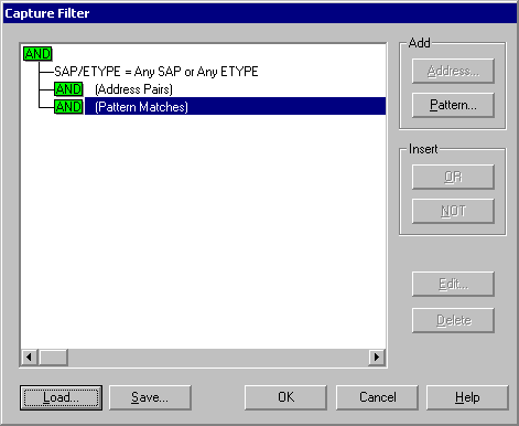 Figure 9.3    Capture Filter Dialog Box