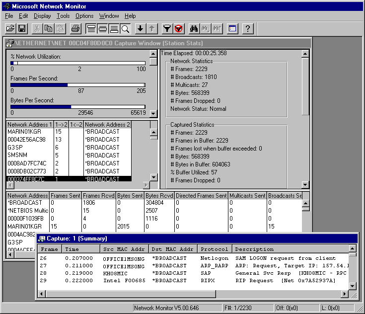 Figure 8.4    SMS Network Monitor