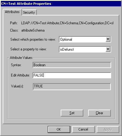 Figure 4.4    Test Attribute Properties Dialog Box