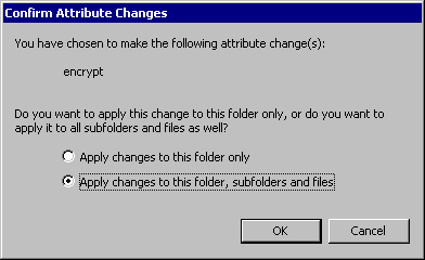 Figure 15.4    Confirm Attribute Changes Dialog Box