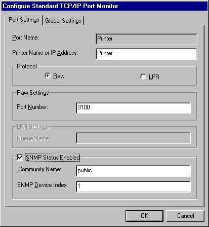 Figure 4.10    SPM Configuration Dialog Box