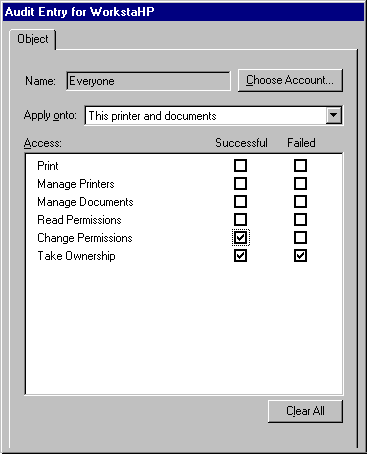 Figure 4.16    Example of an Audit Entry Page