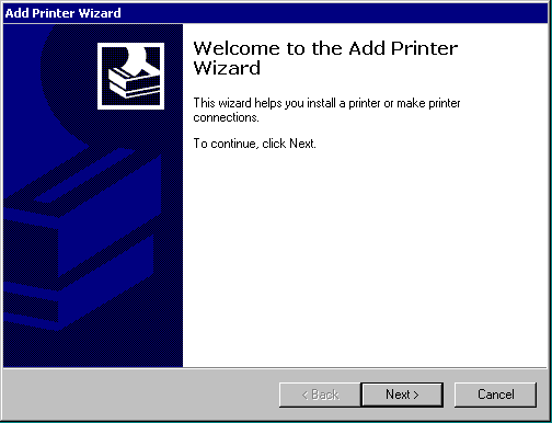 Figure 4.7    Add Printer Wizard