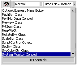 Figure 5.17    System Monitor Control in the Control Toolbox