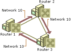 Figure 1.6    A Routing Loop