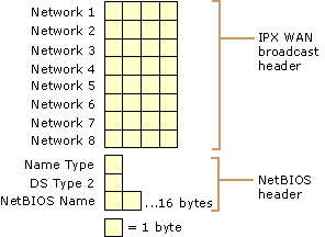 Figure 5.17    NetBIOS Over IPX Broadcast Packet Structure