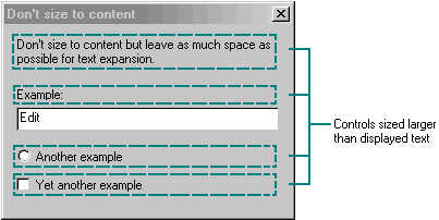 Allow for text expansion of text box labels