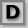 Letter D