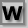Letter W